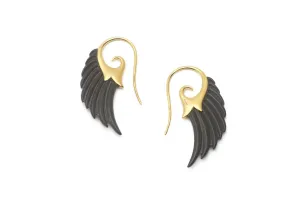 Ebony Wing Earrings