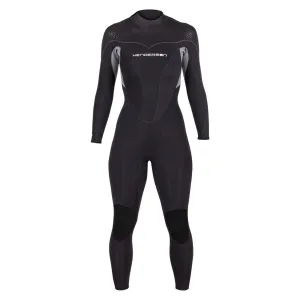 Open Box Henderson 5mm Women's Thermoprene Pro Back Zip Wetsuit, Black / Black, Size: 22